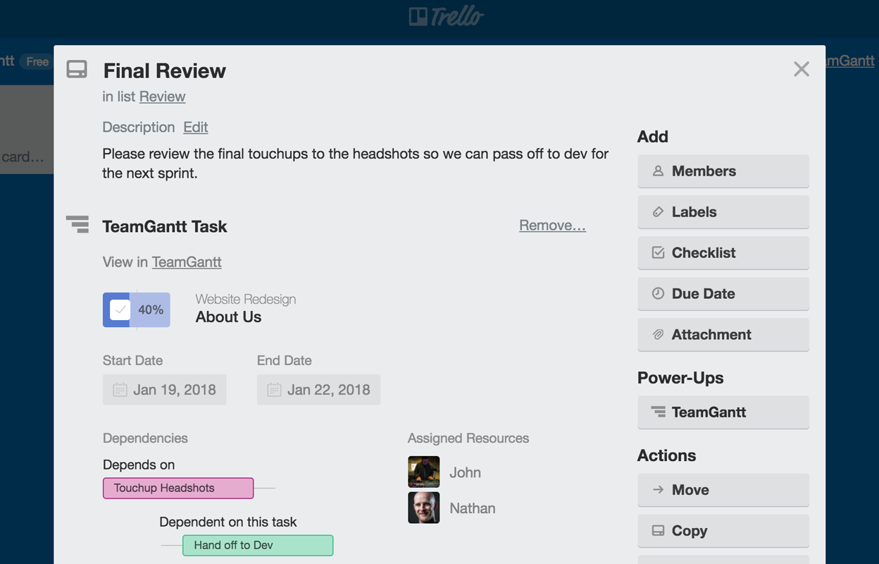 Gantt Chart Teamgantt